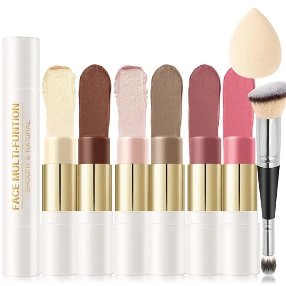 6 Colors Cream Contour Stick Makeup Contour Kit